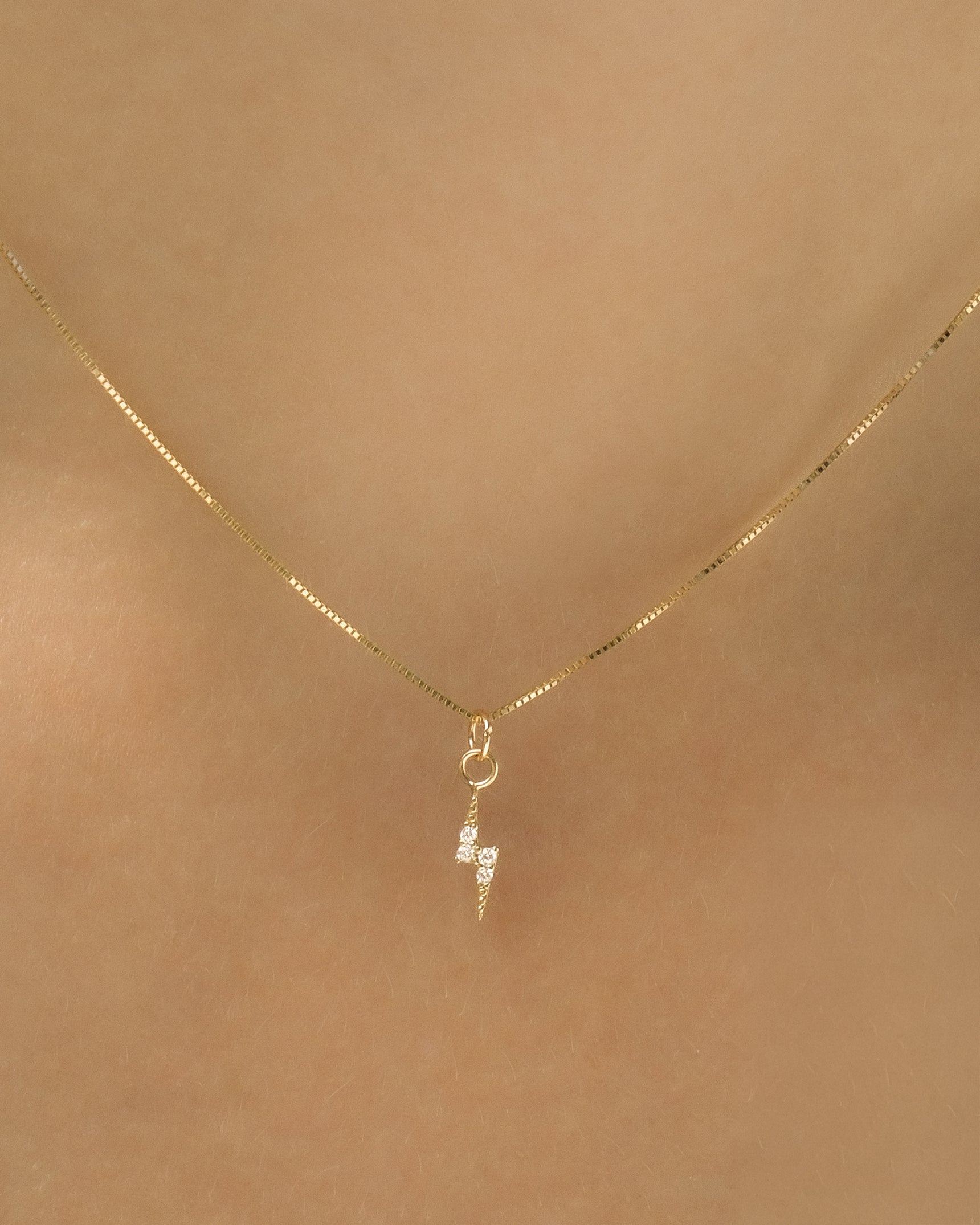 Lightning 14K Necklace