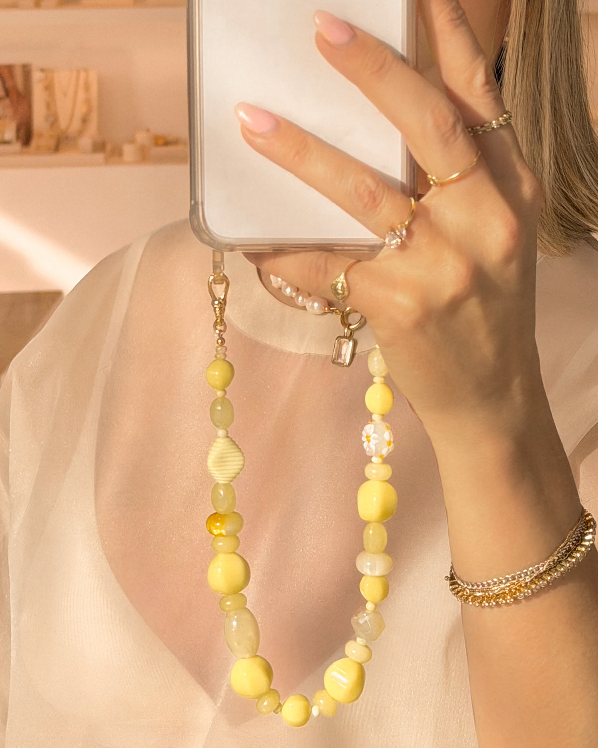 Limoncello Phone Wristlet