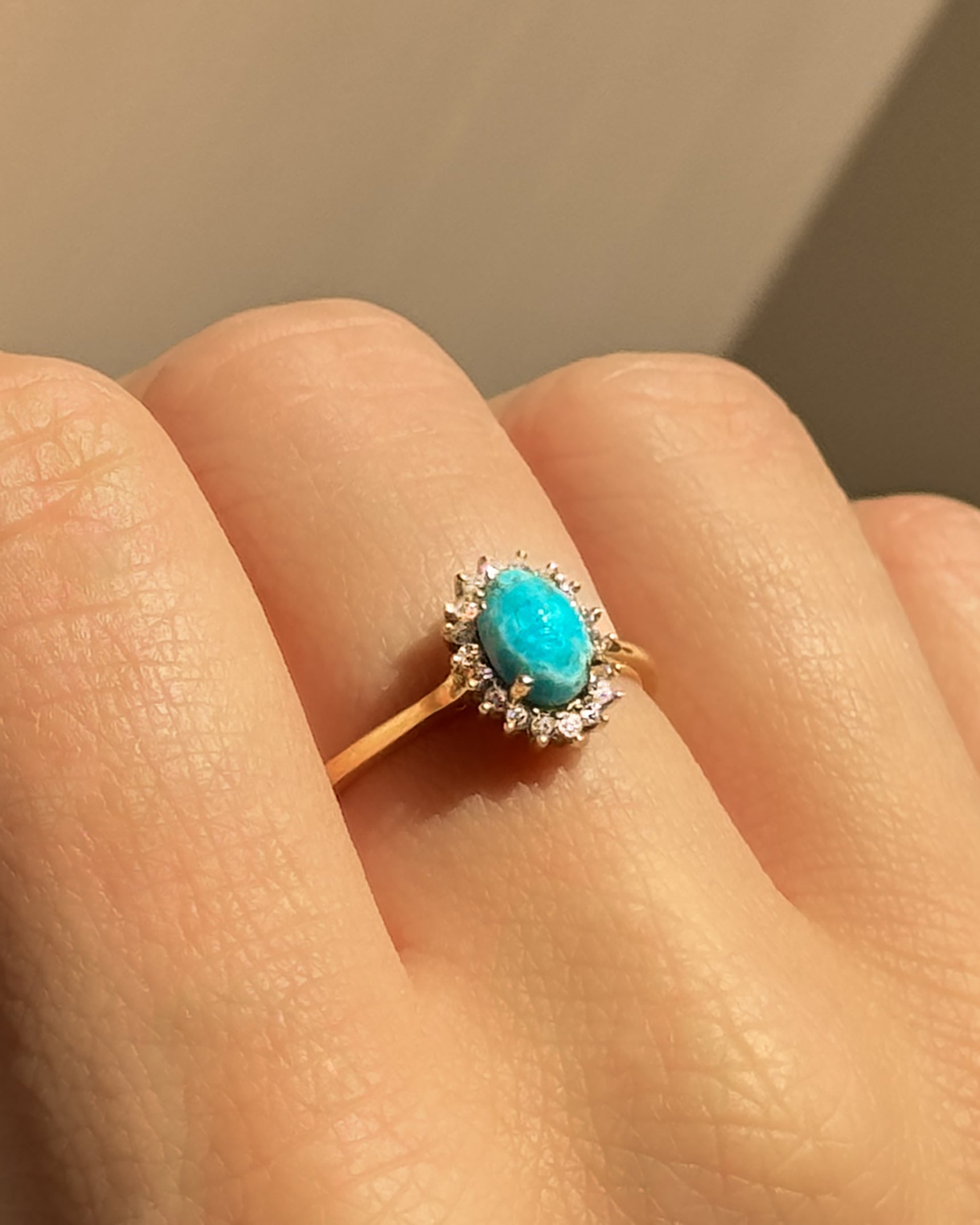 Mini Antiquity Turquoise Ring