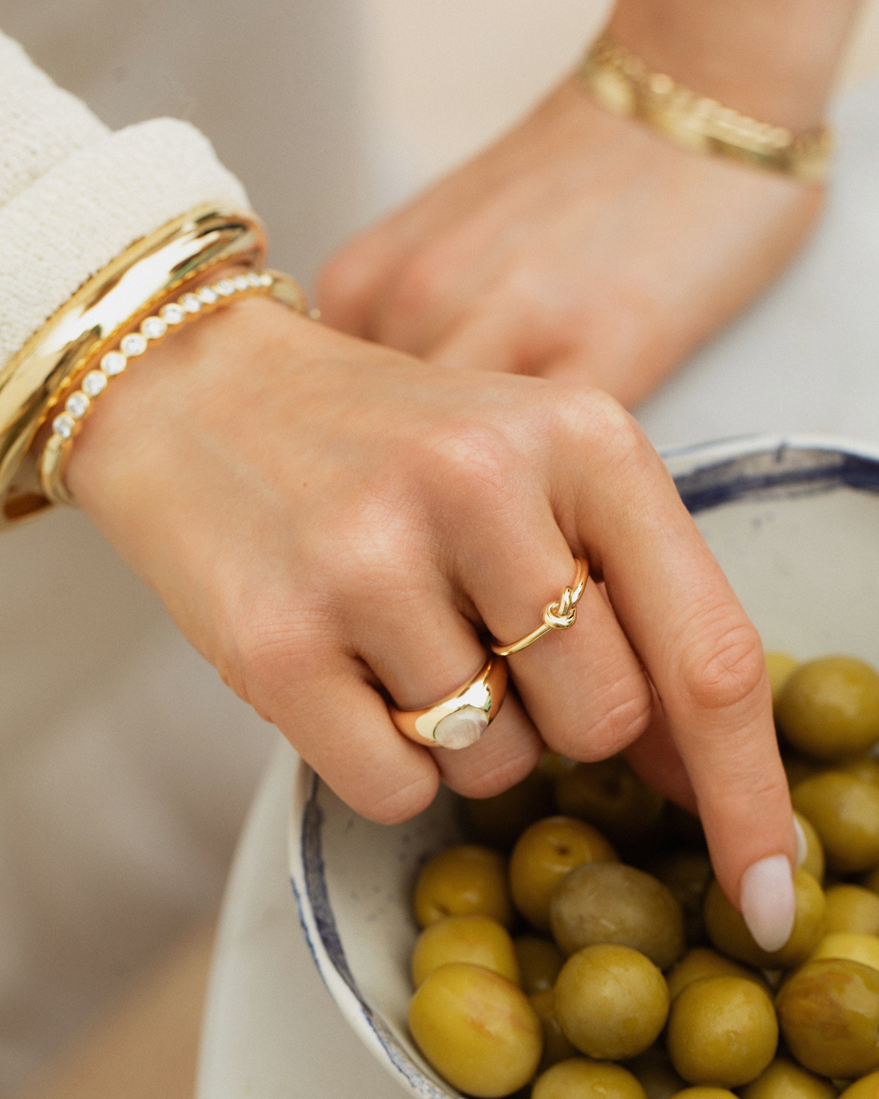 Moonstone Dome Ring