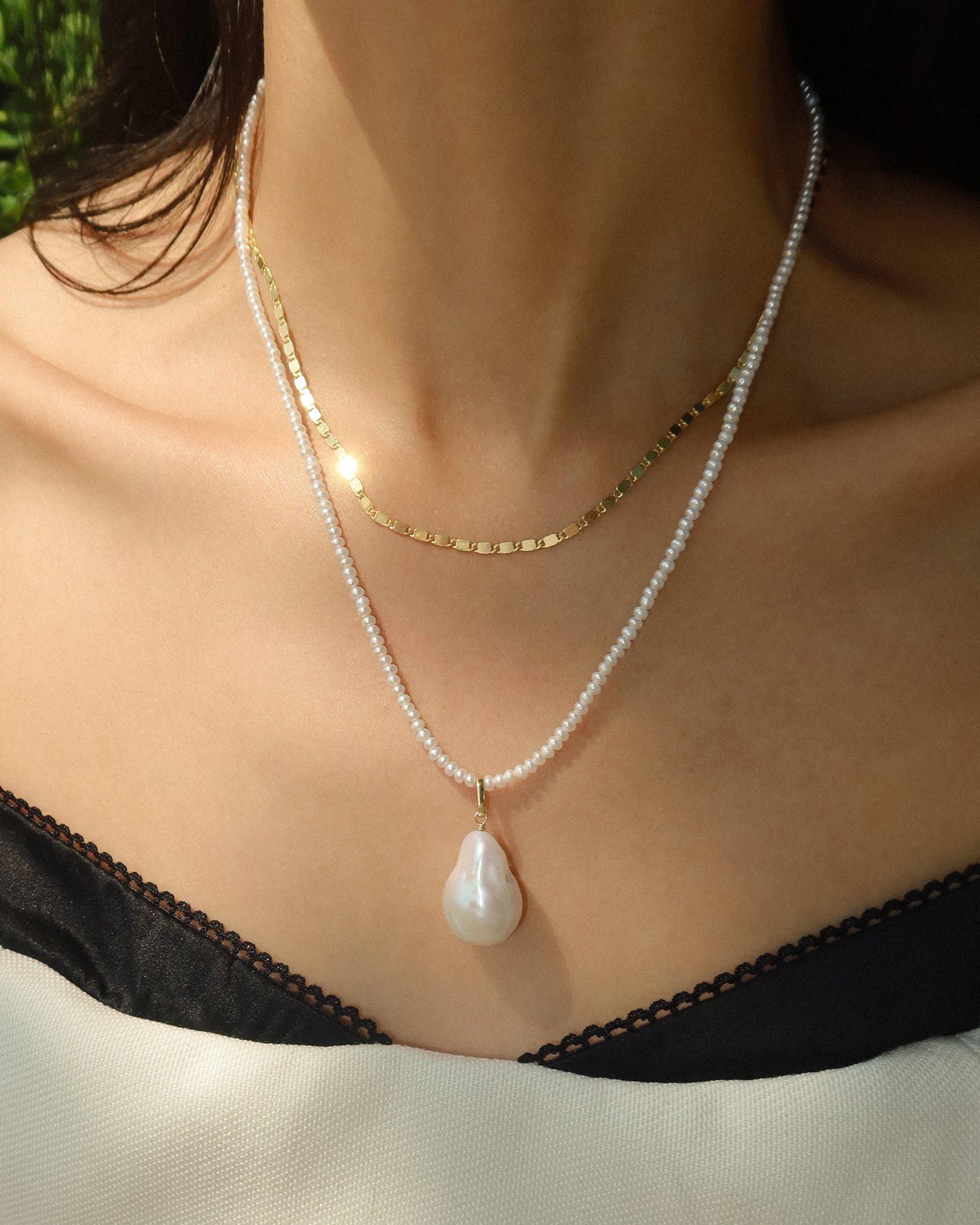 Jumbo Baroque Pearl Pendant