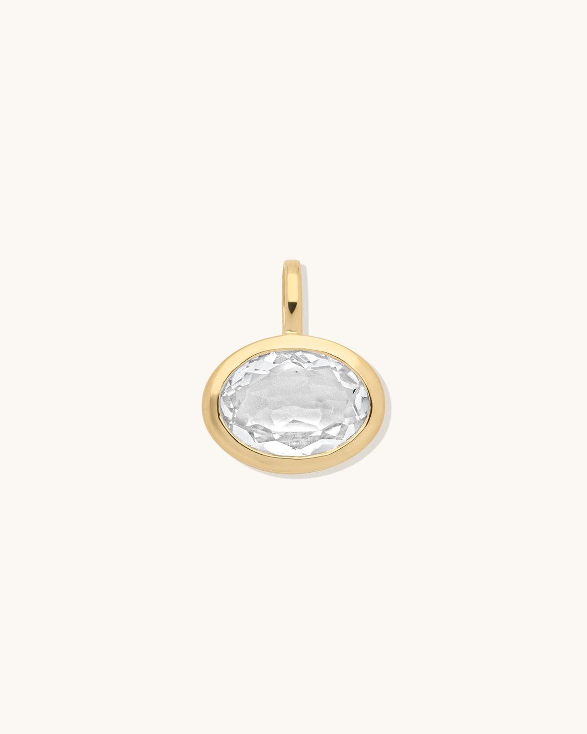 Crystal Oval Cut Pendant