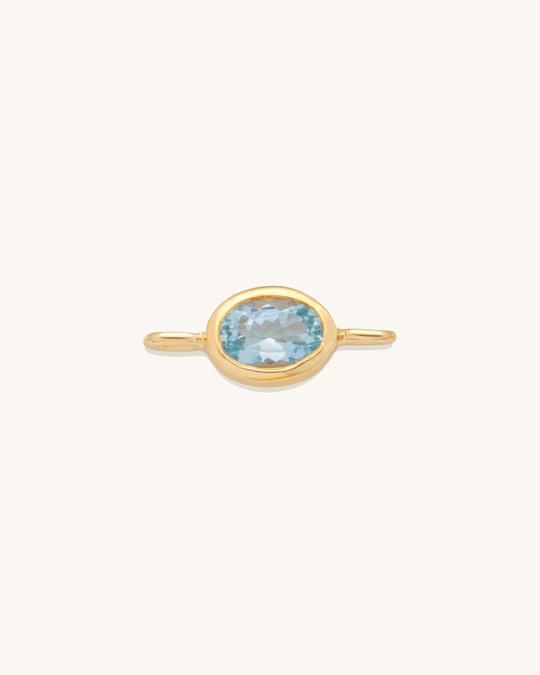 Oval Gemstone Connector