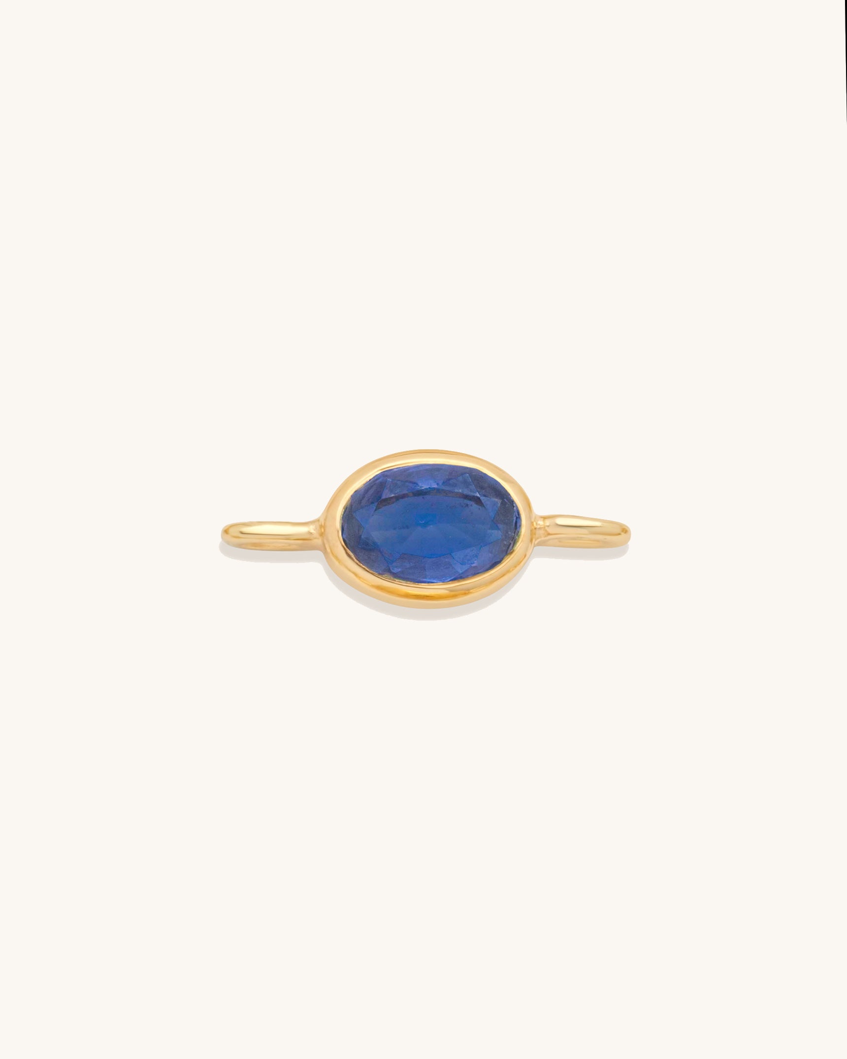 Oval Gemstone Connector