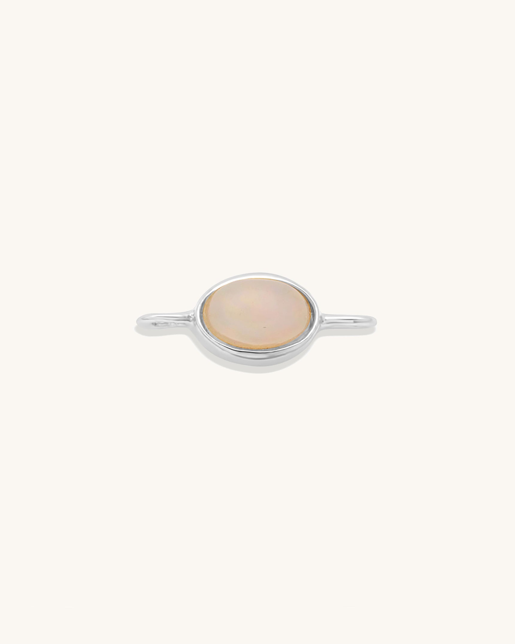 Oval Gemstone Connector