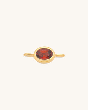 Oval Gemstone Connector