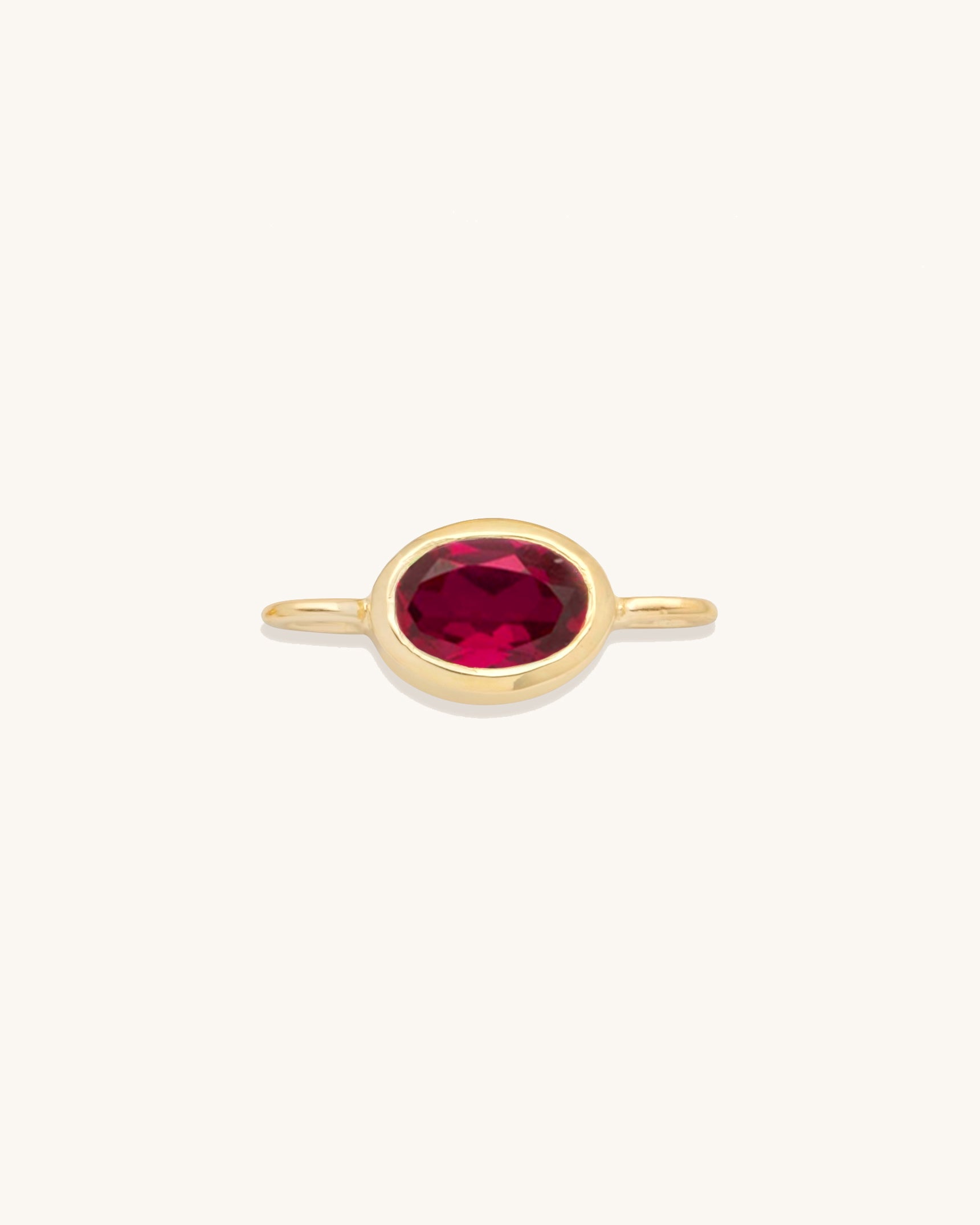 Oval Gemstone Connector