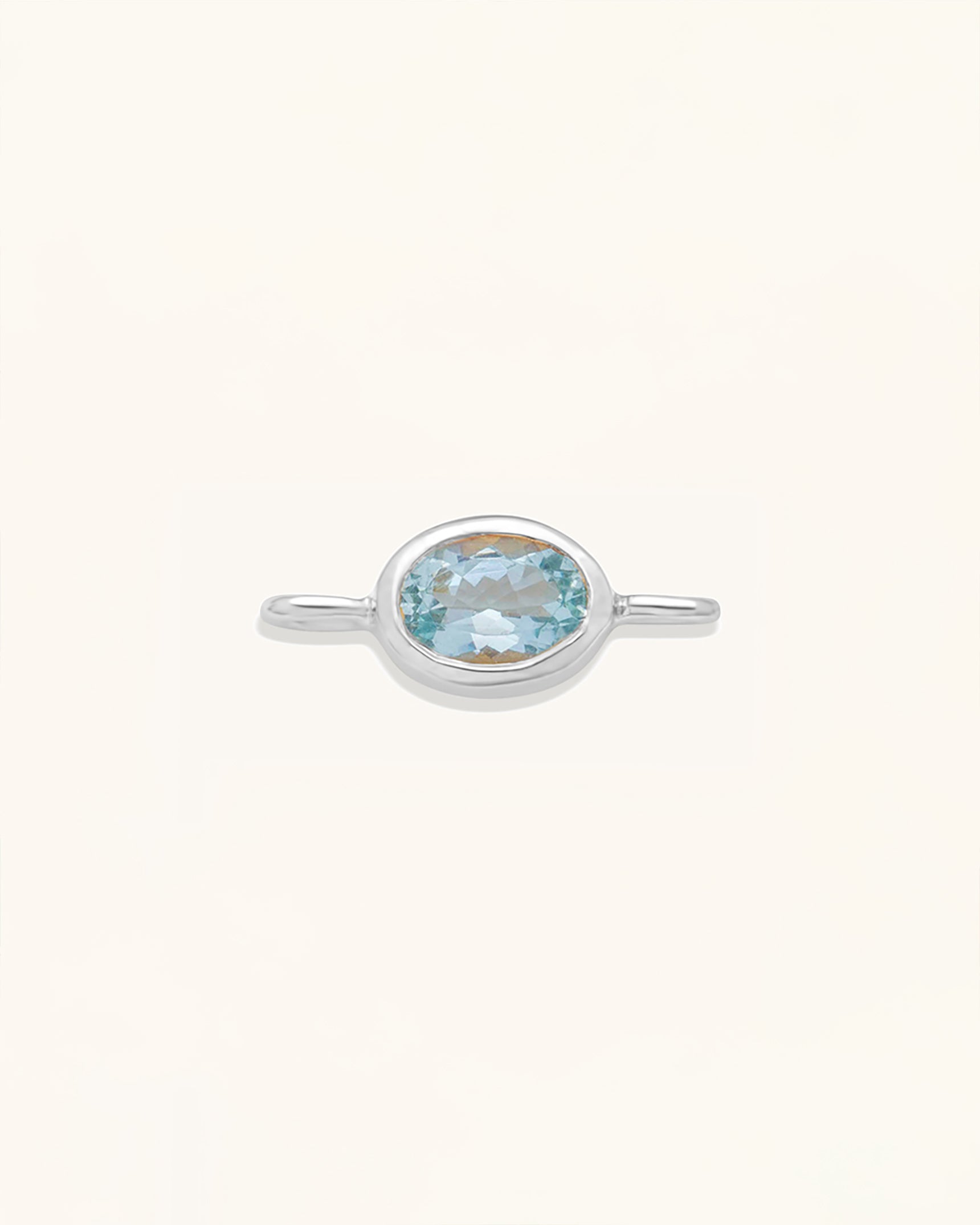 Oval Gemstone Connector