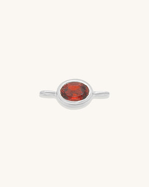Oval Gemstone Connector