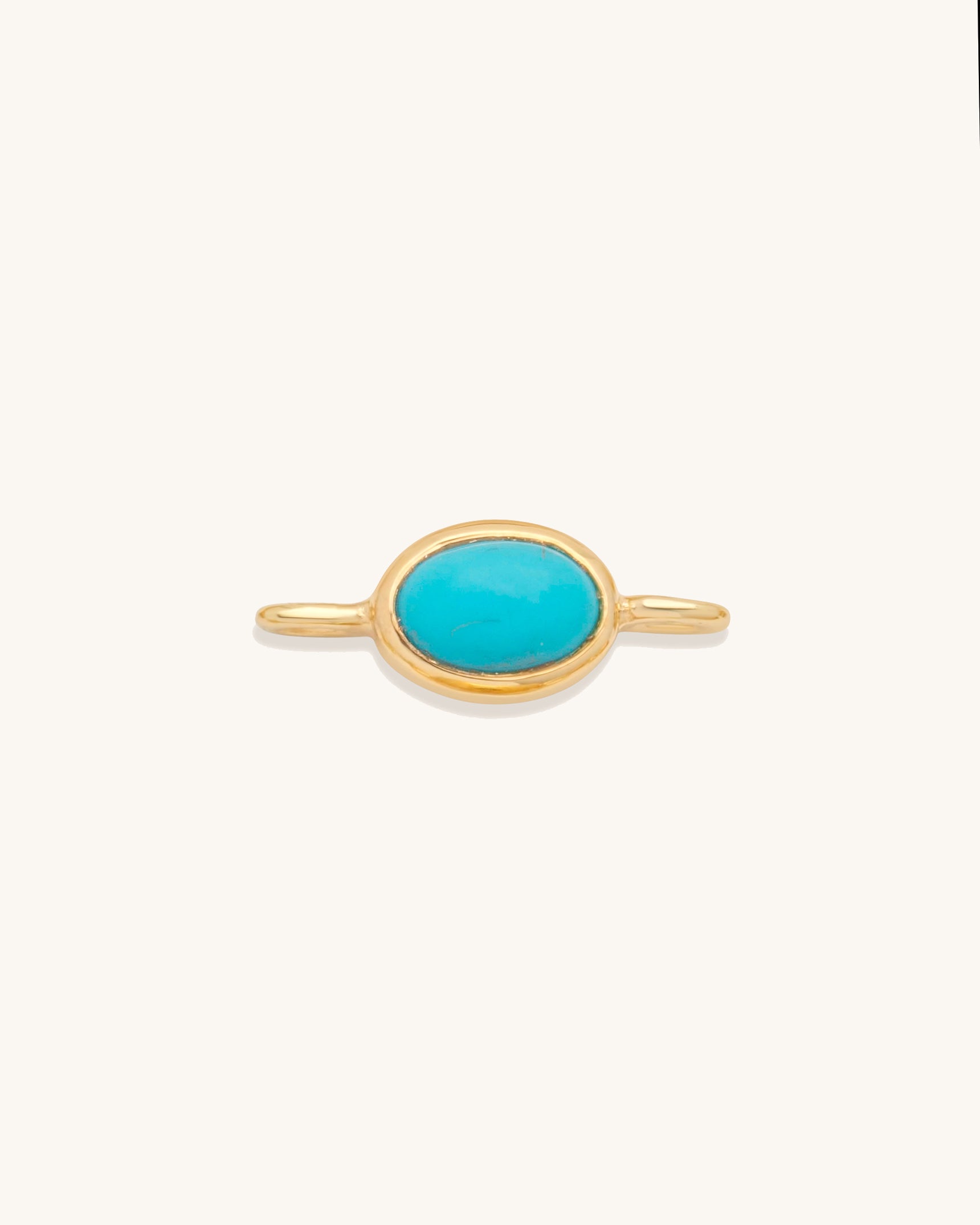 Oval Gemstone Connector