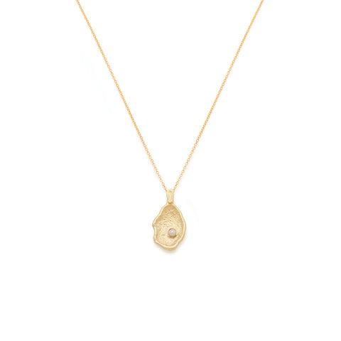 Oyster Pearl Necklace | Gold Vermeil