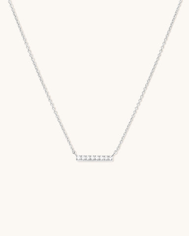 Pave Bar Necklace