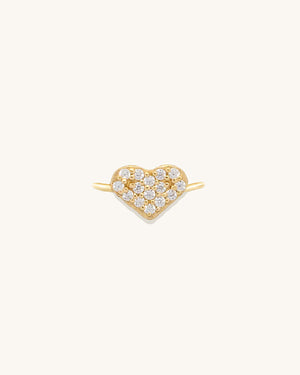 Heart Pave Connector