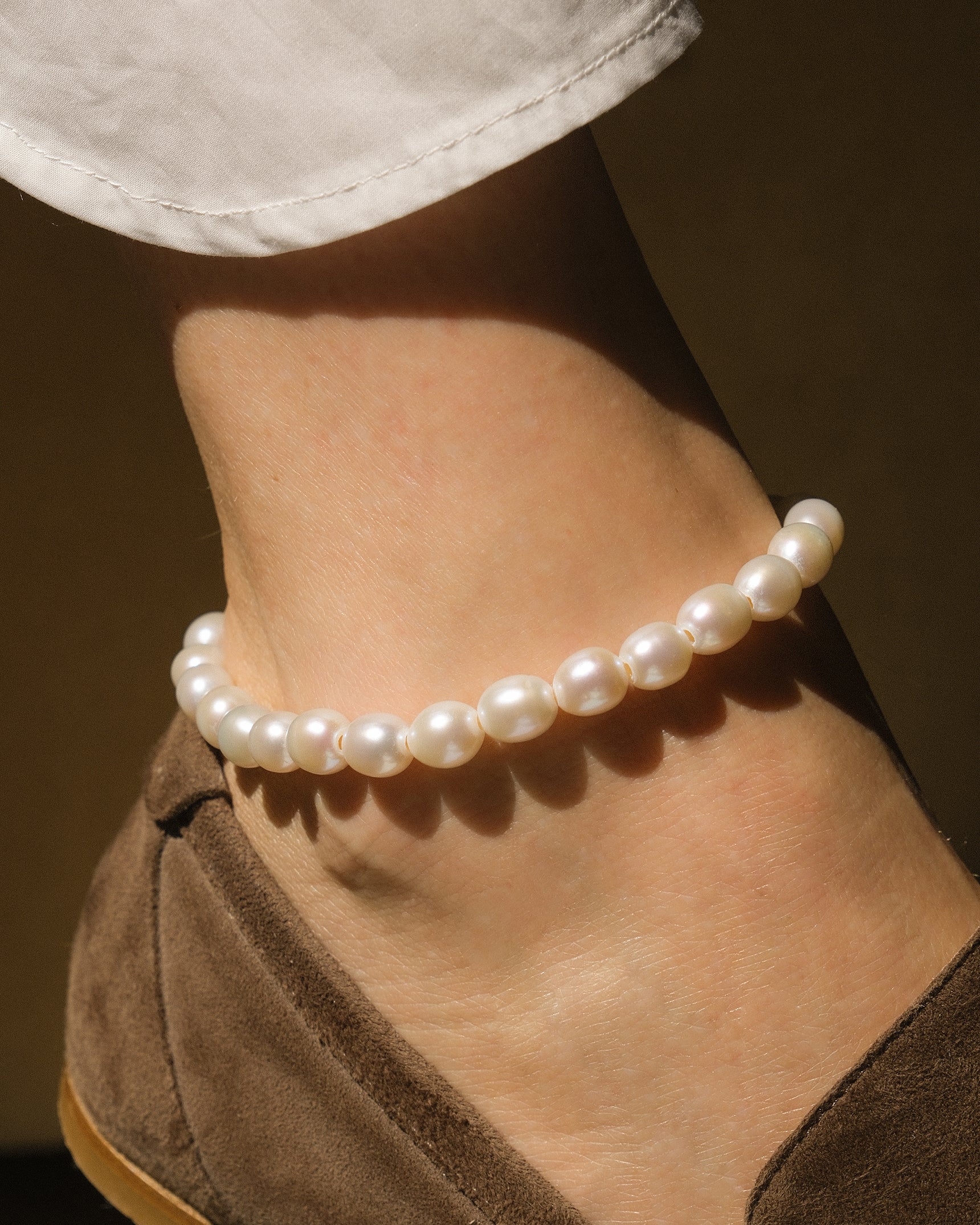 Kate Pearl Anklet
