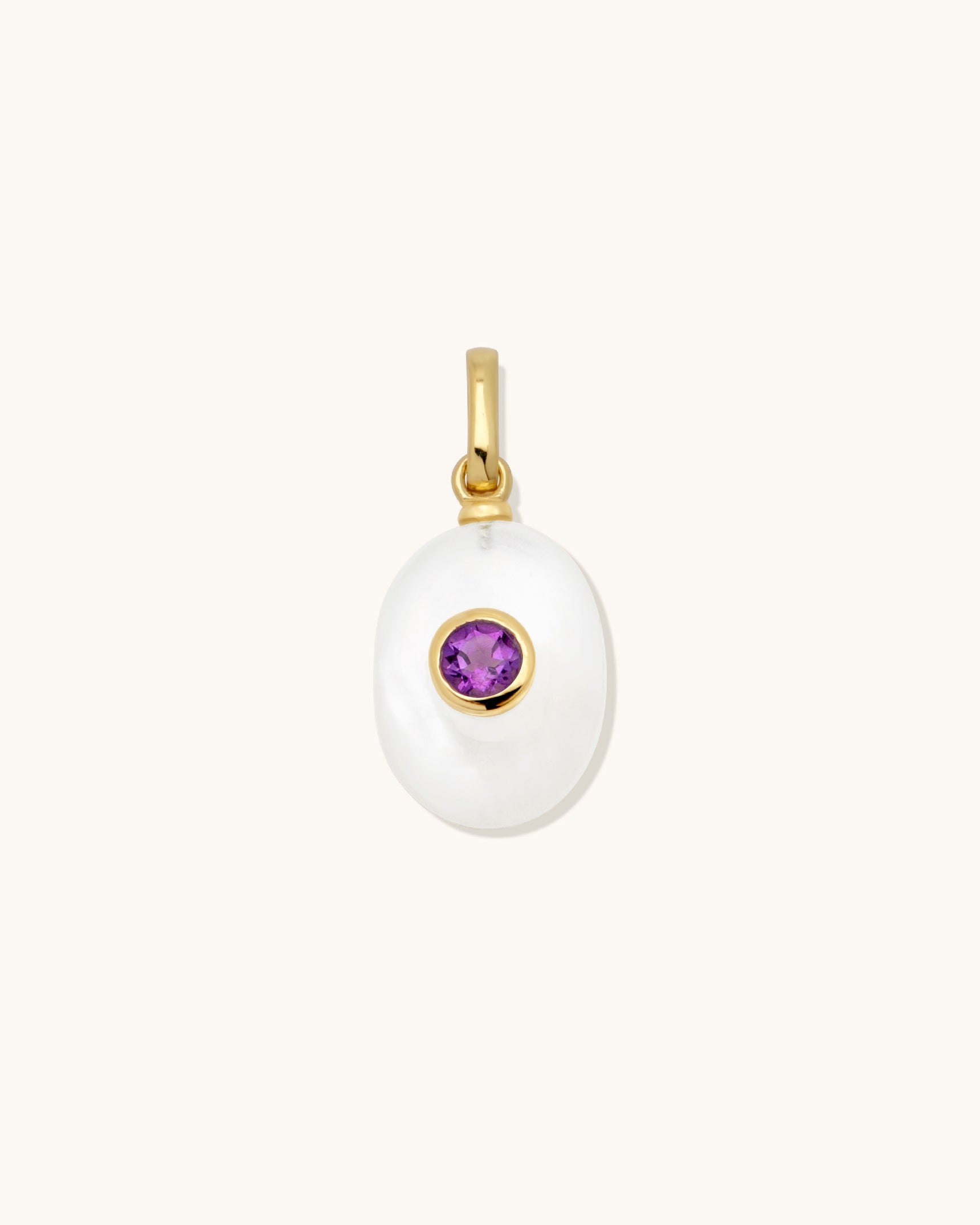 Pearlescent Birthstone Pendant