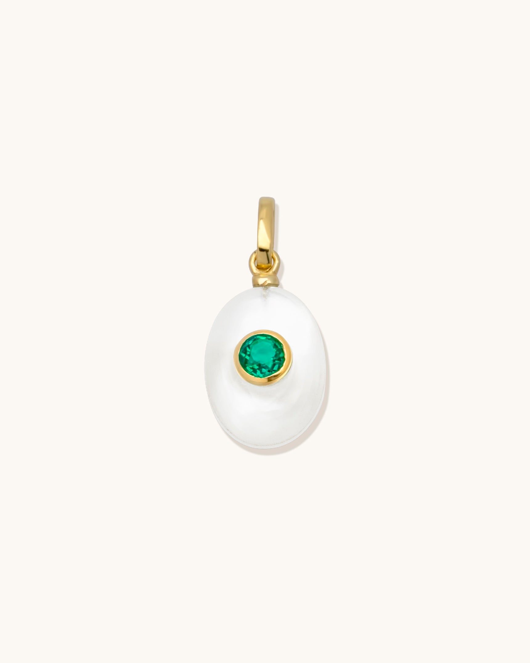 Pearlescent Birthstone Pendant