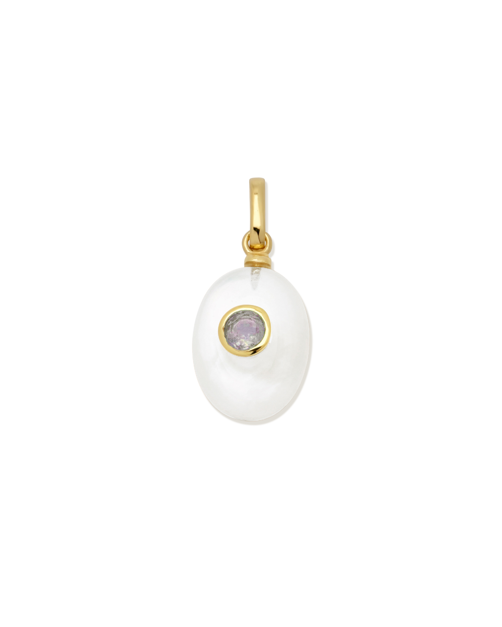Pearlescent Birthstone Pendant