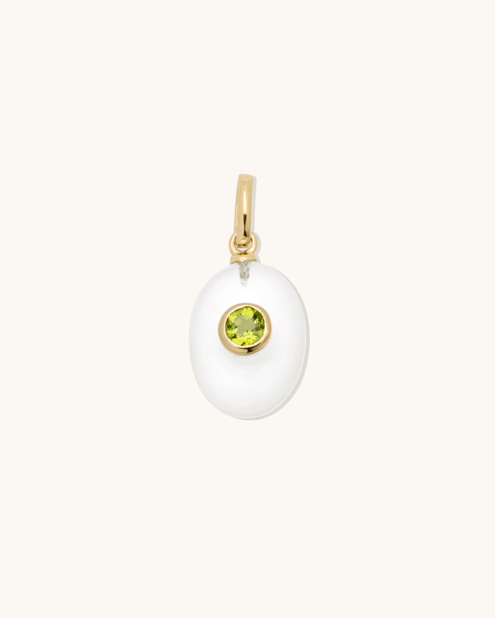 Pearlescent Birthstone Pendant