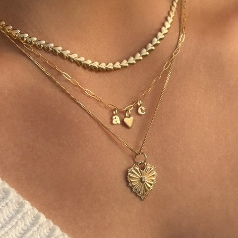 Petite Heart Pendant | Gold