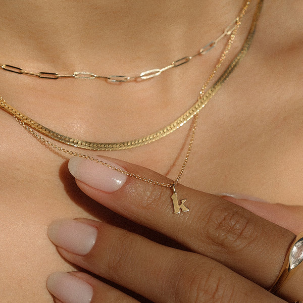 Extra Fine Cable Chain Necklace | 14k Gold