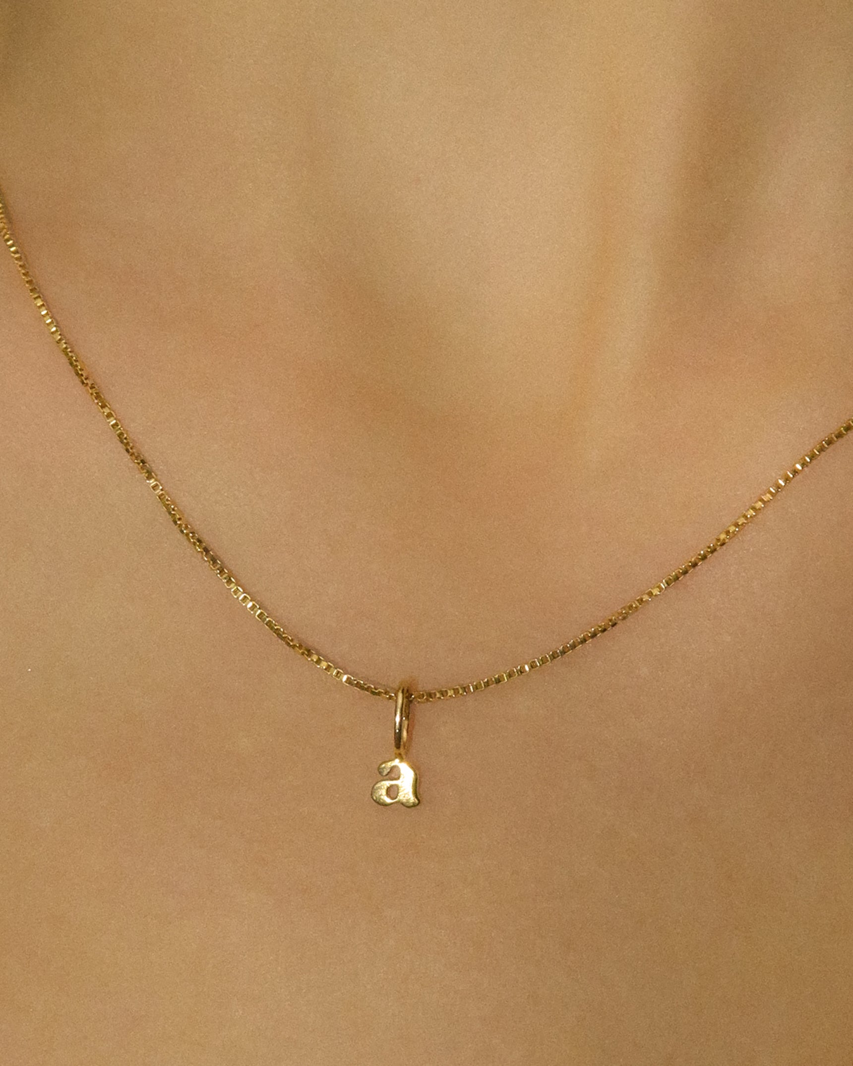 Petite Letter Pendants