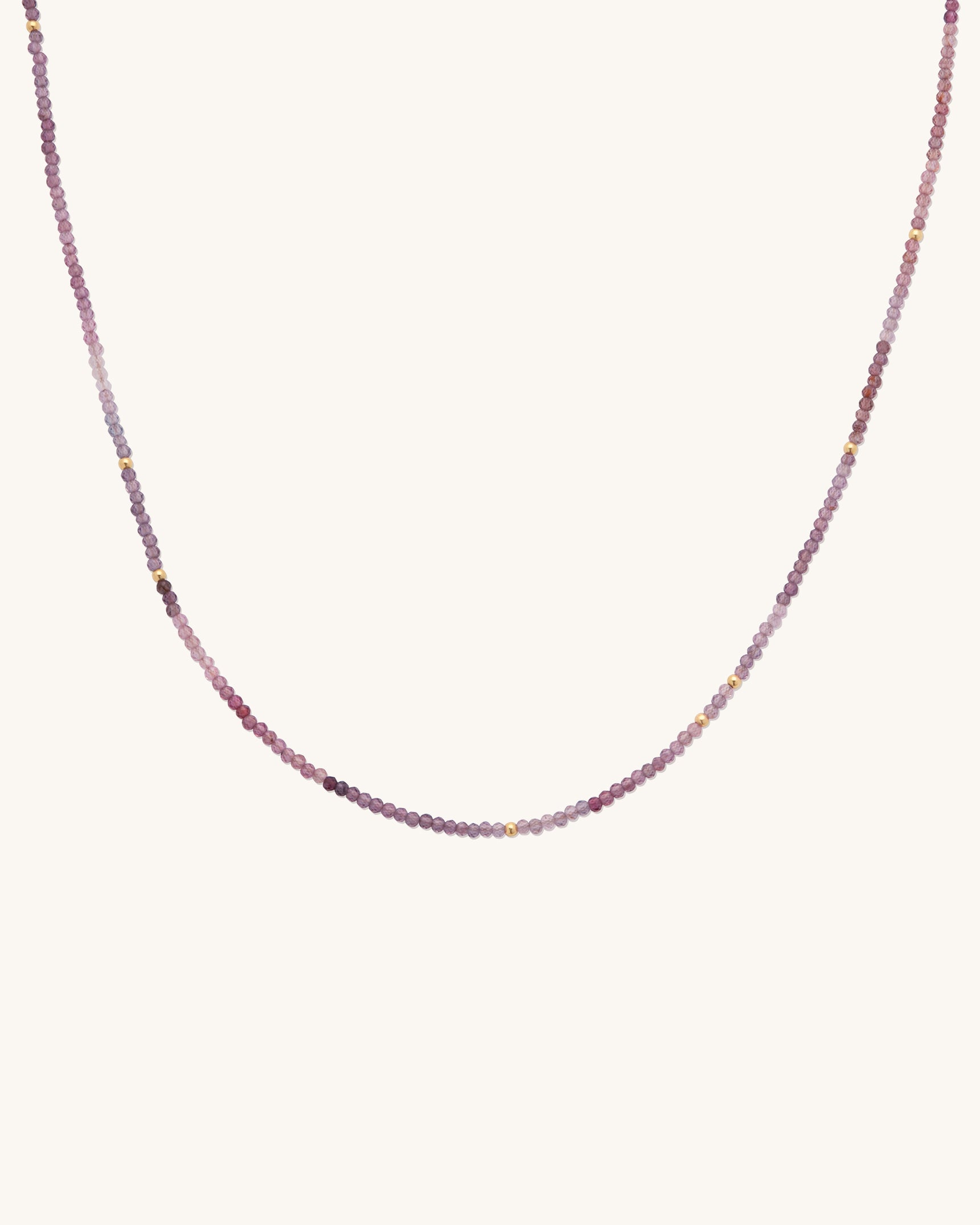 Petite Mixed Sapphire Gemstone Necklace