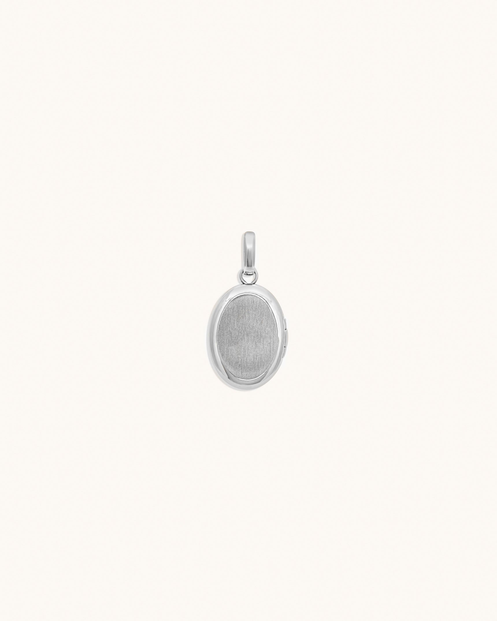 Petite Oval Diamond Locket