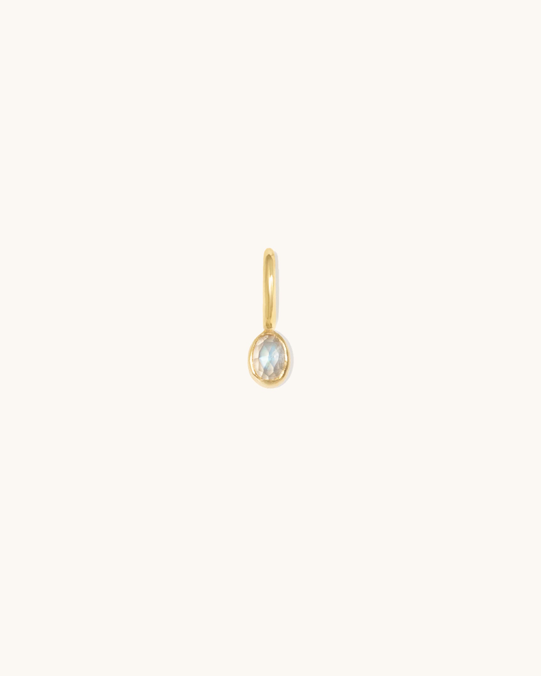 Petite Oval Moonstone Pendant