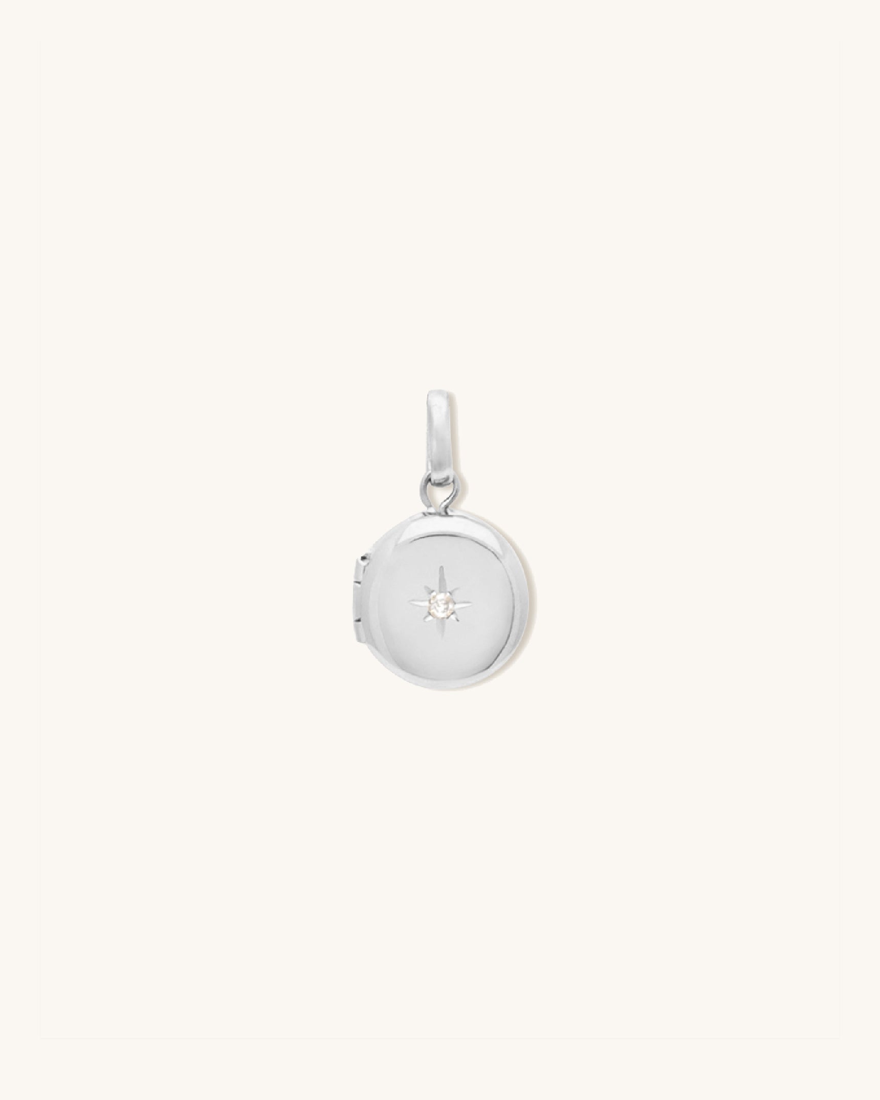 Petite Round Diamond Locket