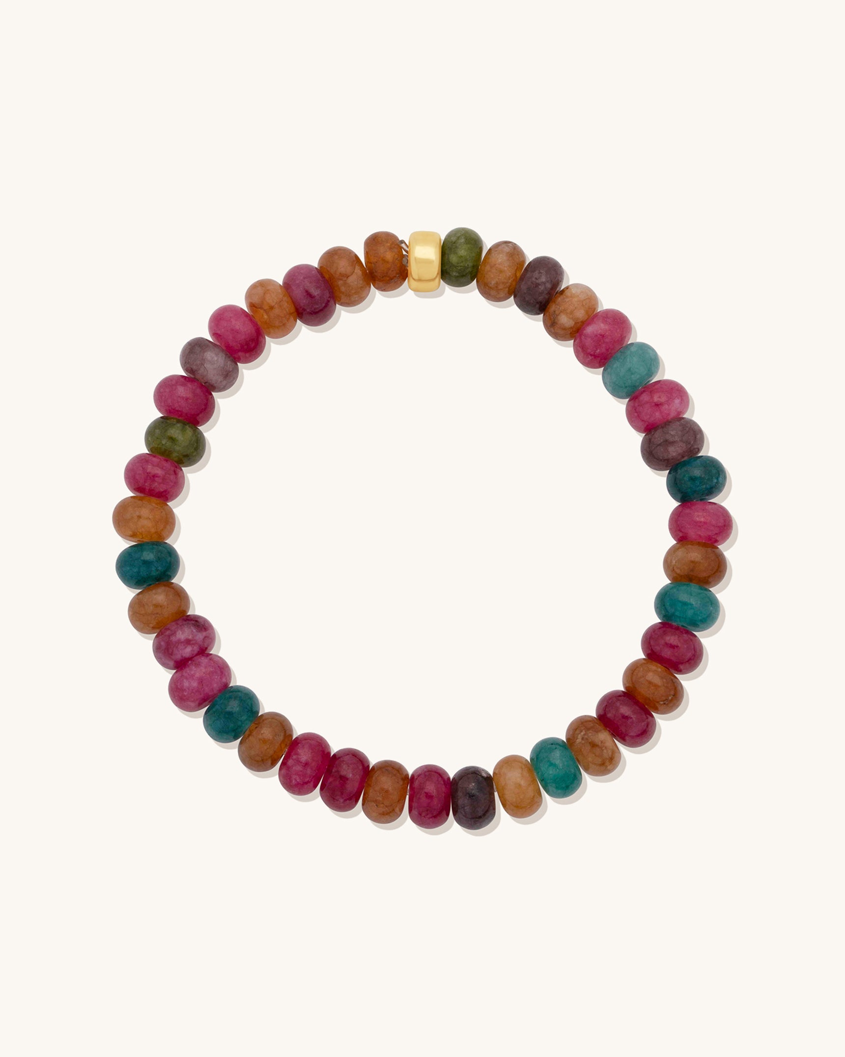 Rainbow Jade Gemstone Bracelet