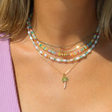 Amalfi Rainbow Necklace | Pearl & Opal