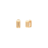 Ribbed Hoops | Gold