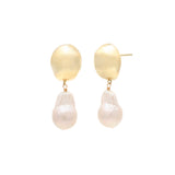 Rosette Earrings | Pearl