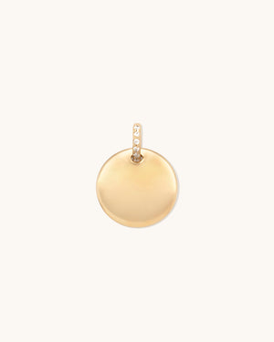 Round Pavé Pendant