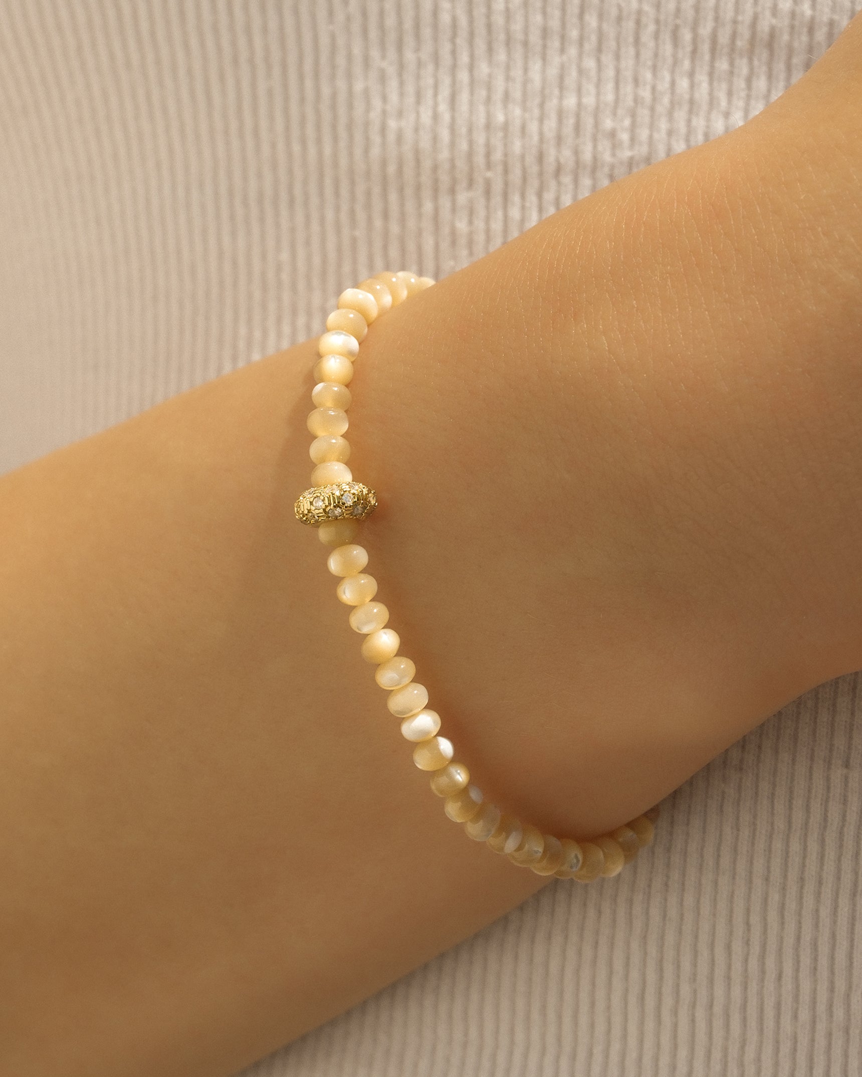 Salted Caramel Gemstone Bracelet
