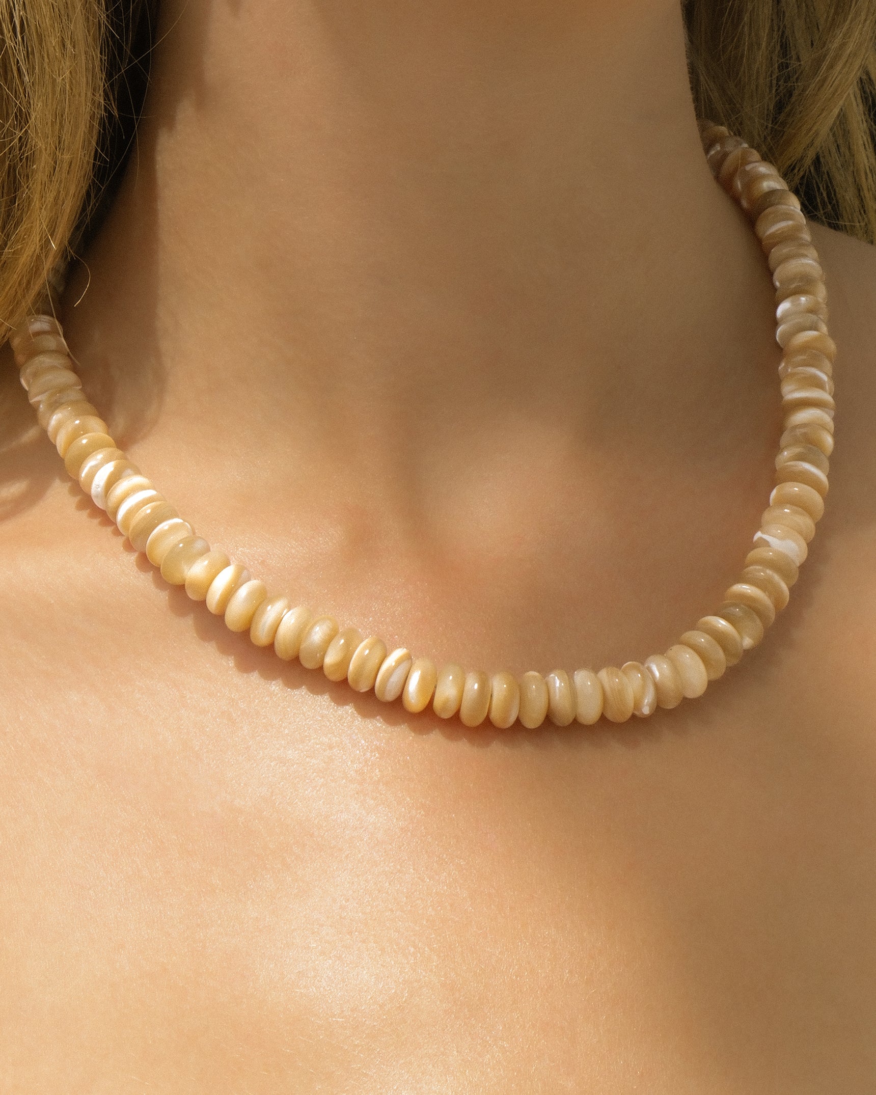 Salted Caramel Gemstone Necklace