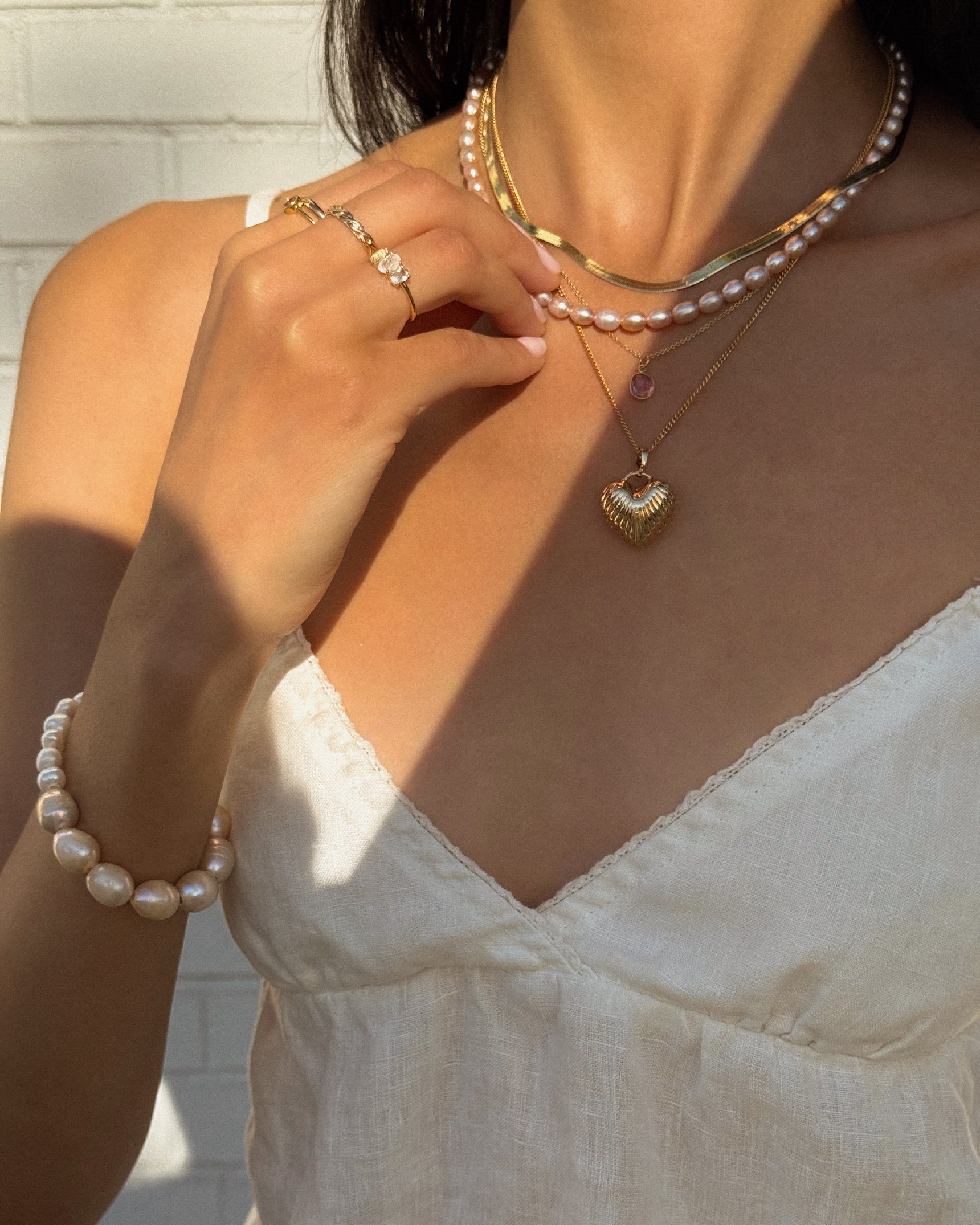 Golden Heart Necklace