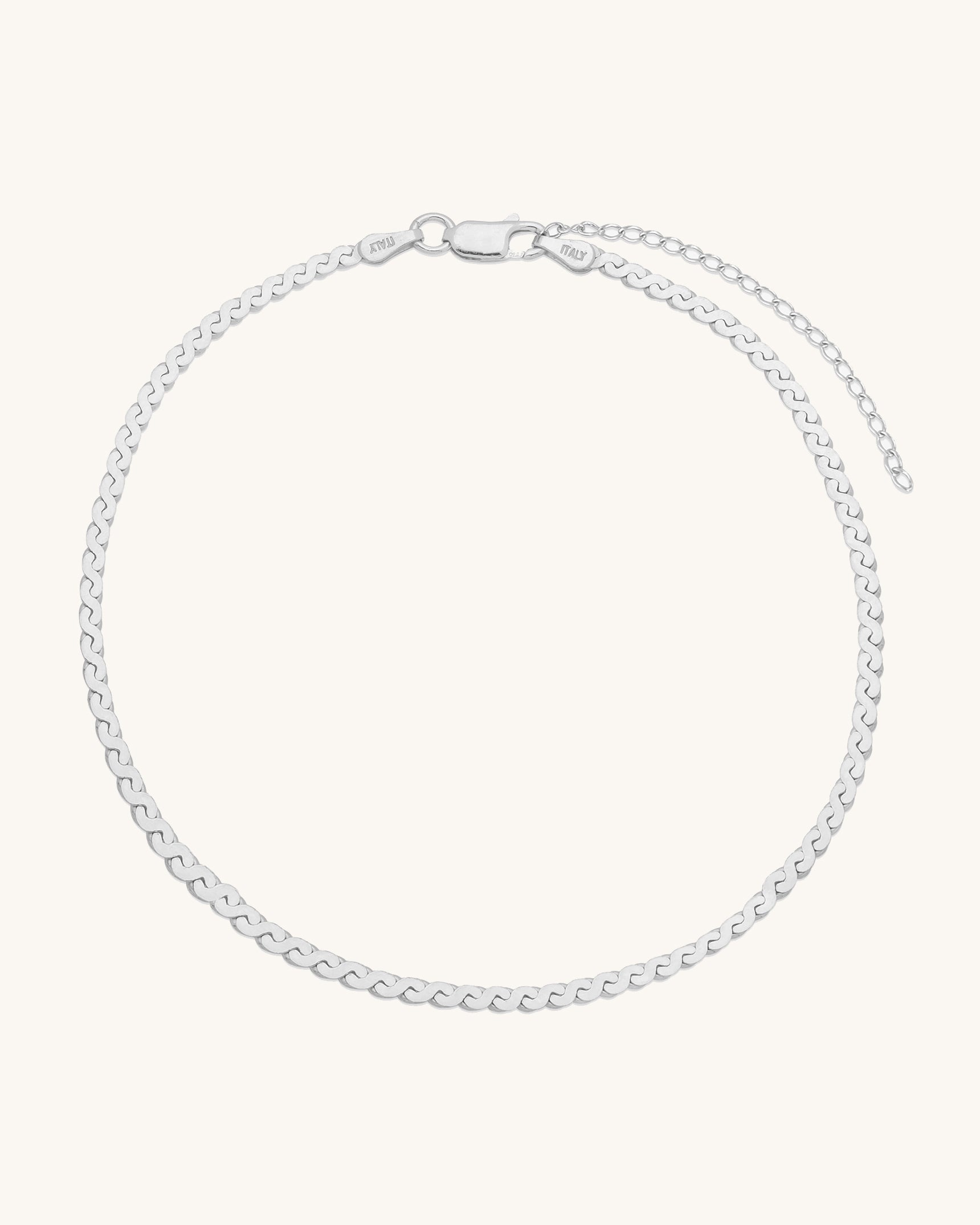 Serpentine Chain Anklet