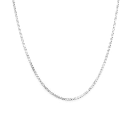 Serpentine Chain Necklace | Silver