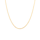 Singapore Chain Necklace | Gold Vermeil