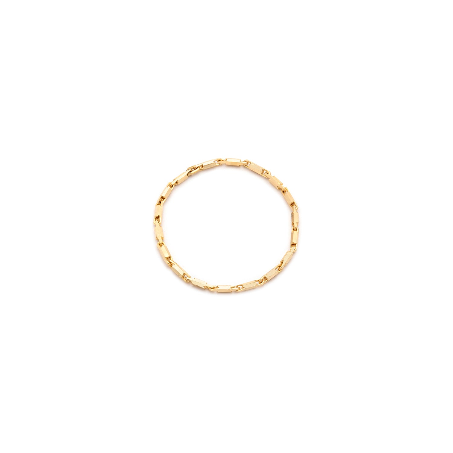 Golden Line Chain Ring