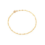 Shimmer Mirror Bracelet | Solid 14k Gold