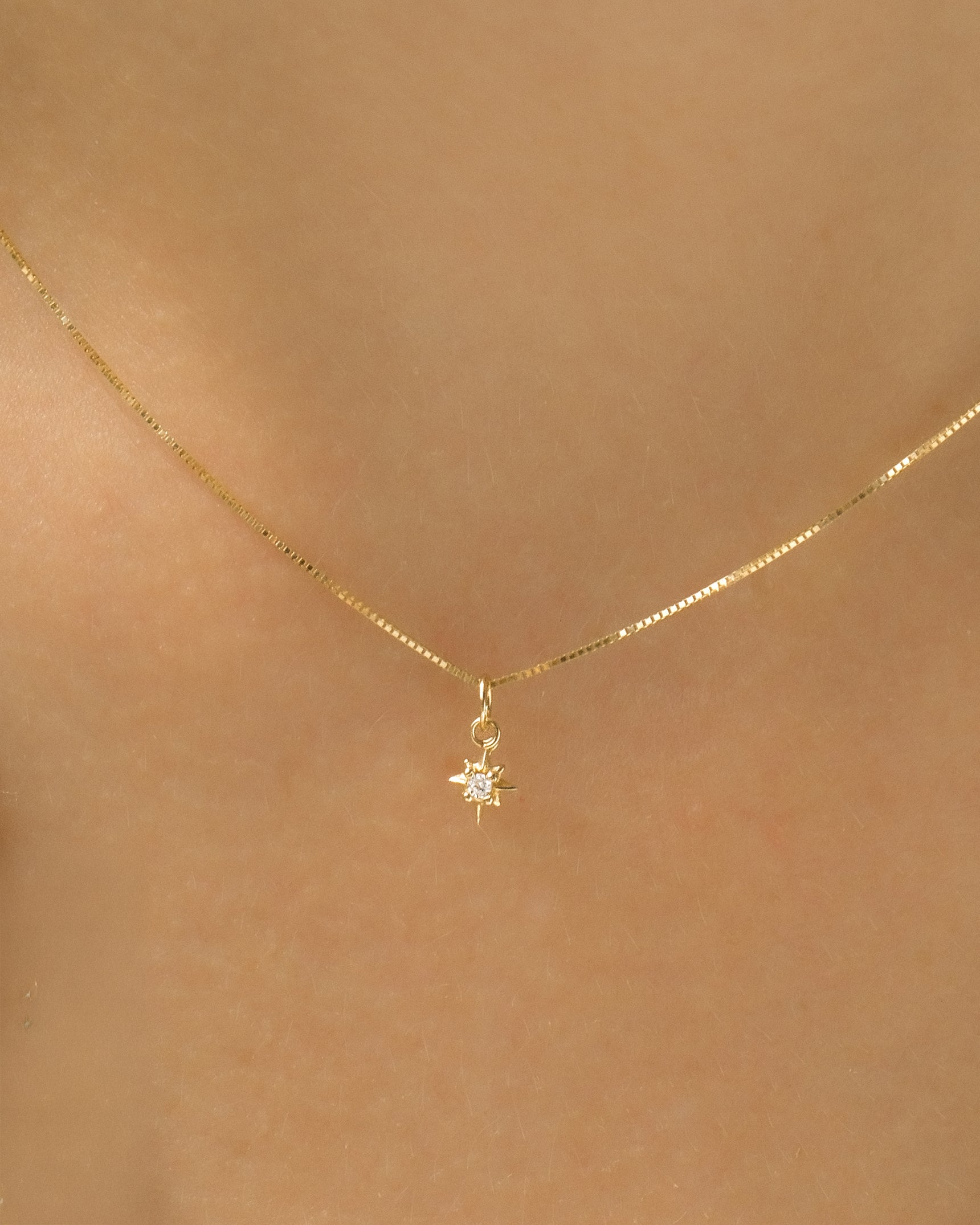 Starburst 14K Necklace