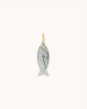 Stone Fish Pendant