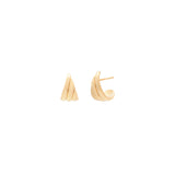 Swirl Studs | Gold