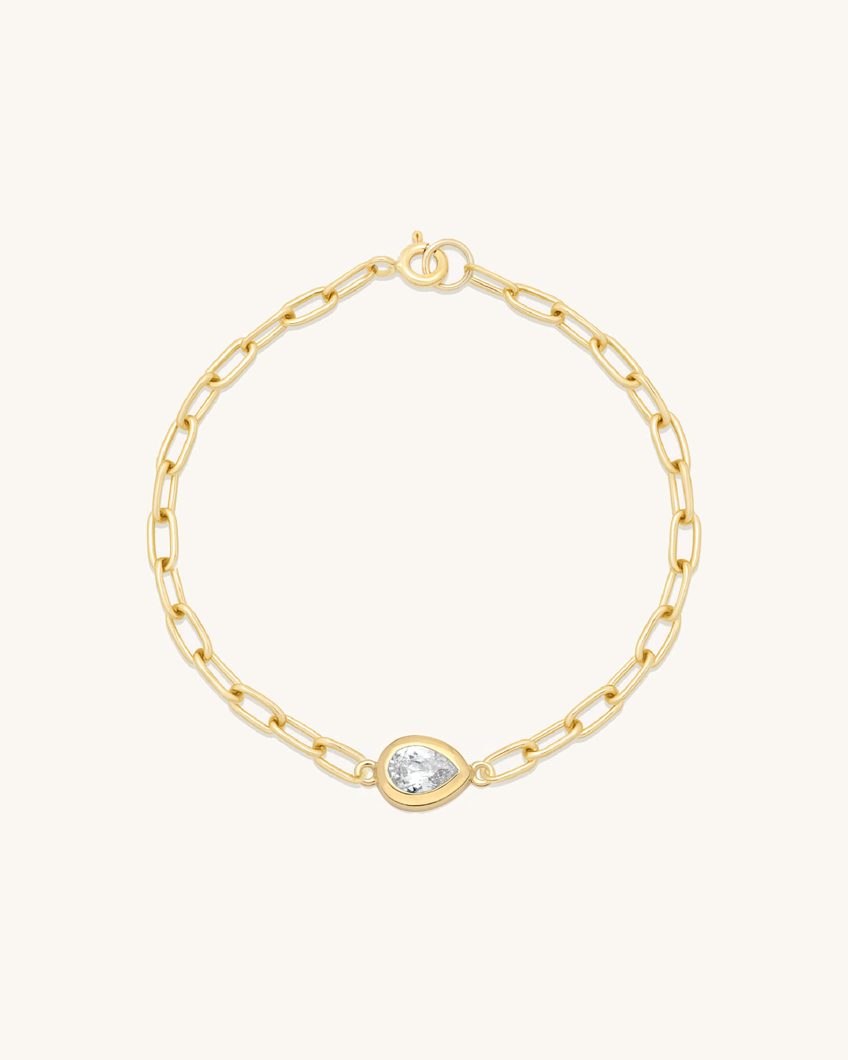 Teardrop Bezel Bracelet