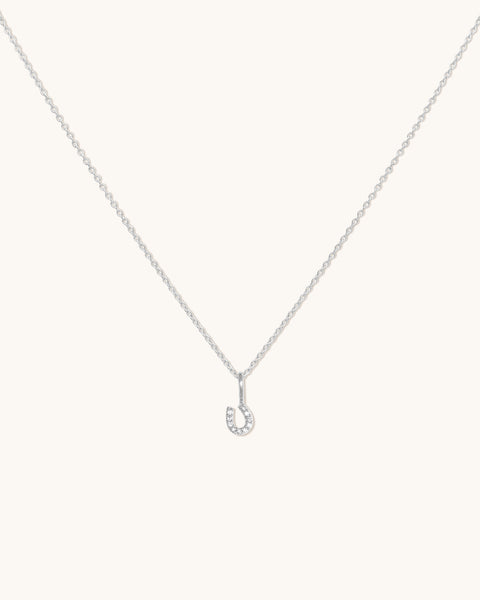 Tiny Horseshoe Necklace