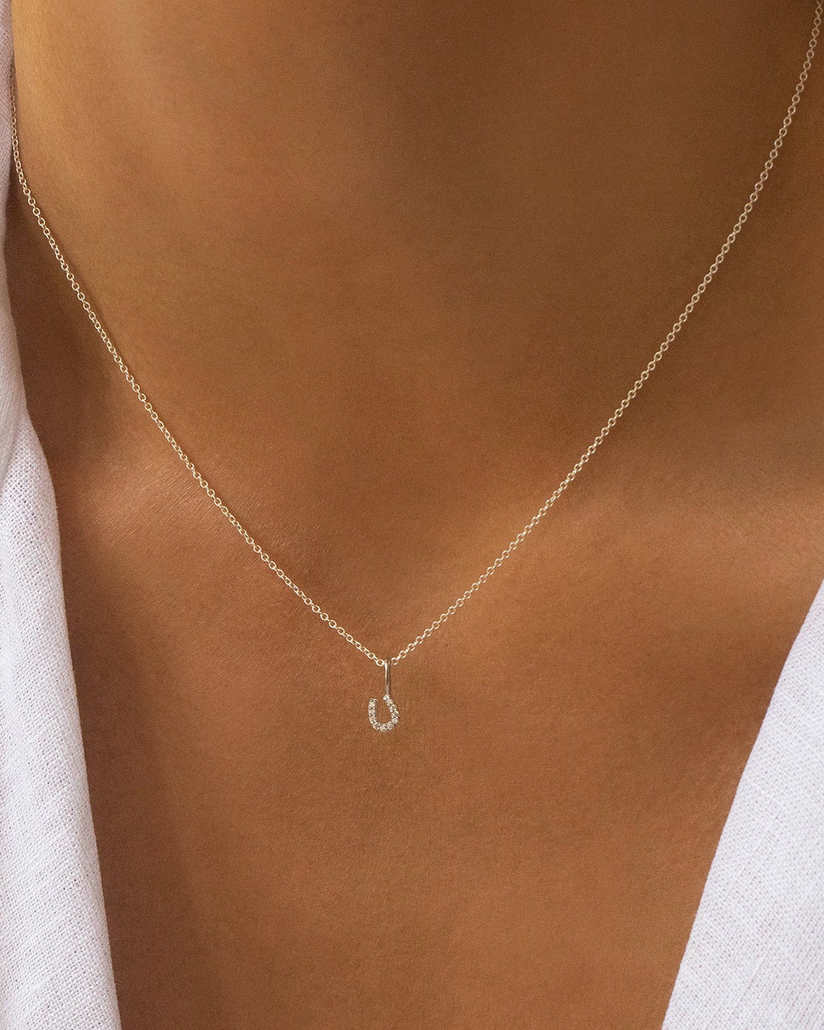 Tiny Horseshoe Pendant