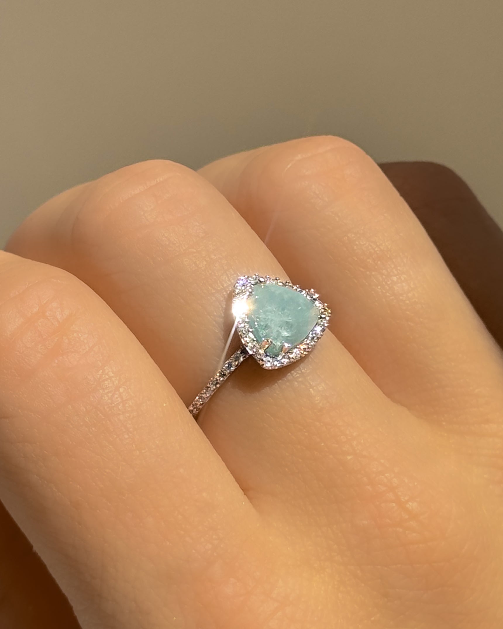 Trielle Aquamarine Ring