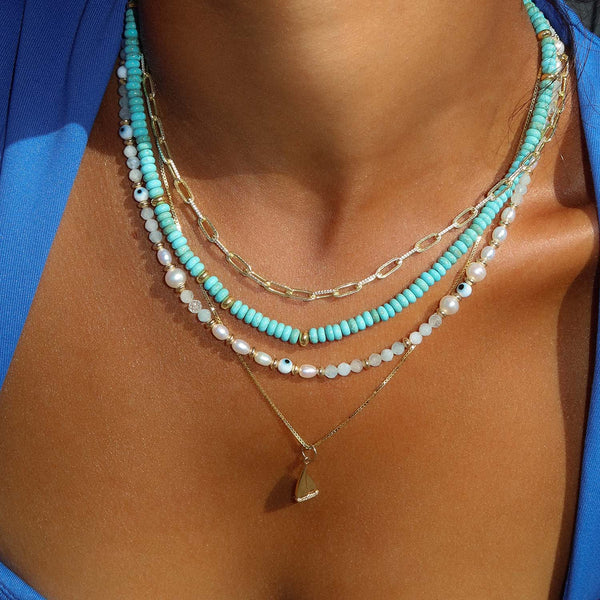 Gemstone Necklace | Turquoise